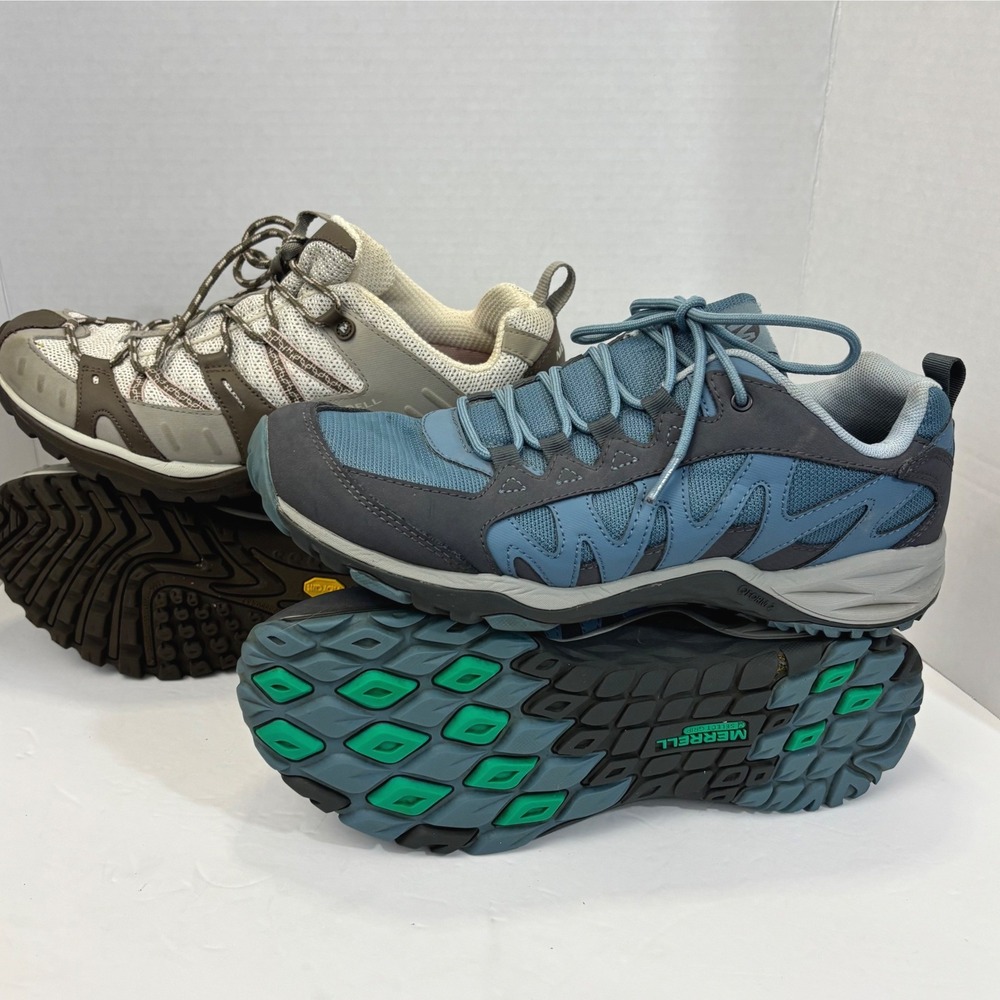 Merrell Hiking Shoes Bundle Lot Womens 11 Siren Edge Q2 Siren Sport Vibram Trail